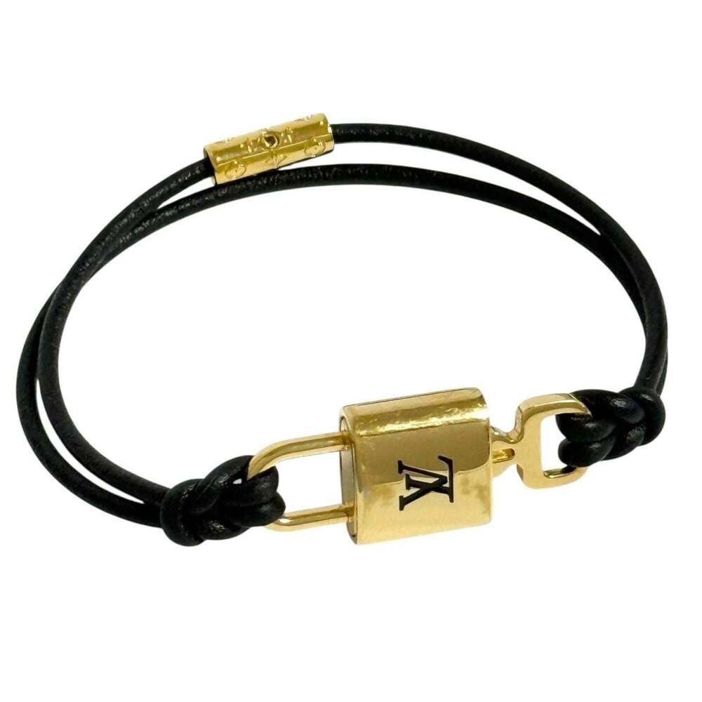 LOUIS VUITTON Black Charm Bracelet